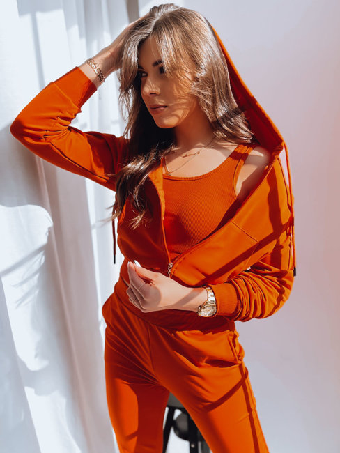 Női kapucnis pulóver MY LOVE Szín Narancssárga DSTREET BY1200