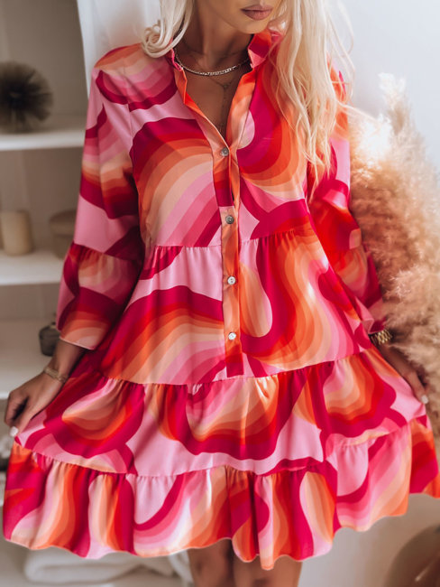 Oversize női ruhá BRANTONA Szín Rózsaszín DSTREET EY2043z