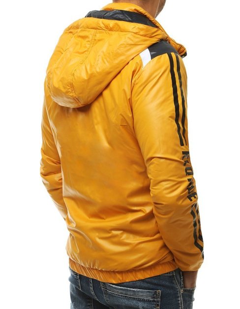 Sárga átmeneti kapucnis férfi dzseki TX3447