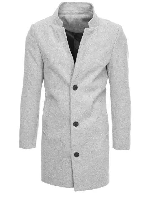 Téli férfi kabát szürke színben Dstreet CX0428