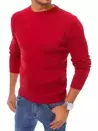 Basic férfi pulóver piros színben Dstreet WX1712