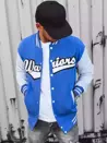 Férfi ifjúsági pulóver kék színben Dstreet BX5430_3