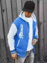 Férfi ifjúsági pulóver kék színben Dstreet BX5448_3