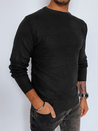 Férfi klasszikus pulóver Szín Fekete DSTREET WX2095_2