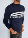 Férfi klasszikus pulóver Szín Gránátkék DSTREET WX2113_2