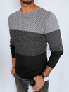 Férfi klasszikus pulóver Szín Szürke DSTREET WX2129_2