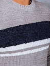 Férfi klasszikus pulóver Szín Világoszürke DSTREET WX2181_3