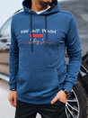 Férfi mintás pulóver Szín Kék DSTREET BX5708_1