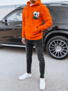 Férfi mintás pulóver Szín Narancssárga DSTREET BX5667_3