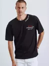Férfi póló nyomtatással és fekete foltokkal Dstreet RX4608_1