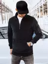 Férfi pulóver fekete színben Dstreet BX5407_1