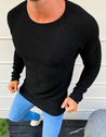 Férfi pulóver fekete színben WX1598_1