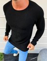 Férfi pulóver fekete színben WX1598_2