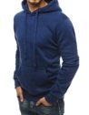 Kenguru típusú férfi pulcsi kapucnival kék színben Dstreet BX4684_2