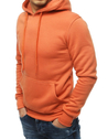 Kenguru típusú férfi pulcsi kapucnival lazac színben Dstreet BX4245_3