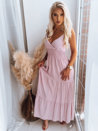 Maxi női ruhá STEPHANY  Szín Rózsaszín DSTREET EY2350_1