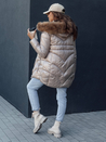 Női WINTERCHIC kapucnis télikabát camel Dstreet TY4438 TY4438_5