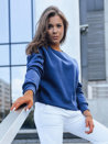 Női kapucnis pulóver BASIC Szín Kék DSTREET BY0761_2