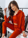 Női kapucnis pulóver MY LOVE Szín Narancssárga DSTREET BY1200_3