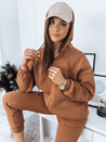 Női melegítő szett AMILIA PREMIUM camel színben Dstreet AY0736_2