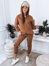 Női melegítő szett AMILIA PREMIUM camel színben Dstreet AY0736_3