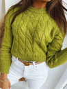 Női rövid pulóver SELAVI Szín Zöld DSTREET MY1943_2