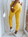 Női szabadidőnadrág FITS sárga színben Dstreet UY0534z_2