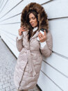 Női téli kabát ROSES Szín Camel DSTREET TY3965_1