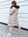 Női téli kabát ROSES Szín Camel DSTREET TY3965_4