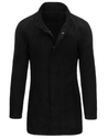 Téli kétsoros férfi kabát magas gallérral fekete színben Dstreet CX0436_1